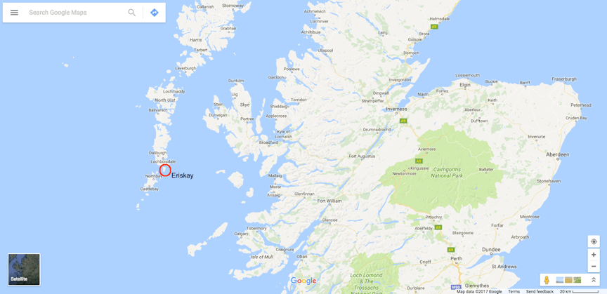Where Is The £1m Lost Off The Coast Of Eriskay, Outer Hebrides?